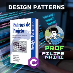 Imagem de capa para o Curso online Design Patterns em C#