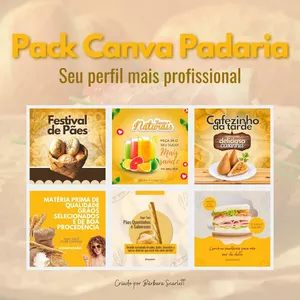 Imagem de capa para o Curso online Pack Padaria - Posts Para Instagram