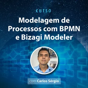Imagem de capa para o Curso online Modelagem de Processos com BPMN 2.0 e Bizagi Modeler