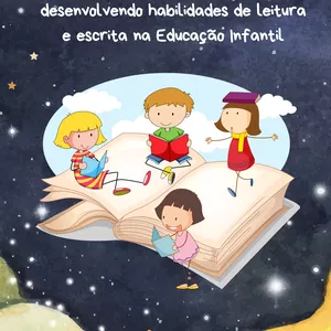 Imagem de capa para o Ebook Aprender Brincando: Estratégias Divertidas para Desenvolver Habilidades de Leitura e Escrita na Educação Infantil"?