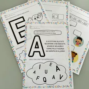 Imagem de capa para o Ebook Apostila Vogais COMPLETA