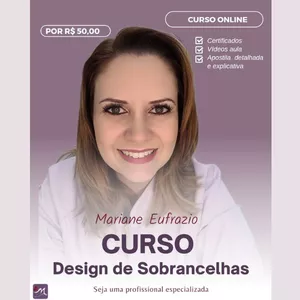 Imagem de capa para o Curso online Design de Sobrancelhas 