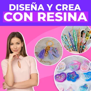 Cover image for Online course DISEÑA Y CREA CON RESINA 