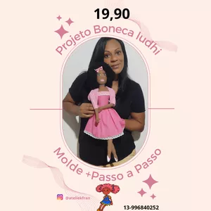 Imagem de capa para o Ebook Projeto boneca Ludhi 