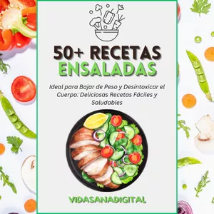 Imagen de portada para Curso online  50+ Recetas Ensaladas Saludables | Vida Sana Digital