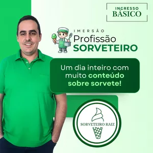 Imagem de capa para o Curso online IMERSÃO PROFISSÃO SORVETEIRO - INGRESSO BÁSICO