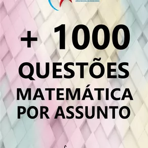 Imagem de capa para o Ebook +1000 Questões de Matemática do Enem