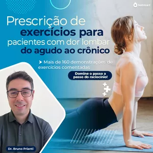 Imagem de capa para o Curso online Curso de Prescrição de exercícios para pacientes com dor lombar - Do agudo ao crônico