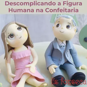 Imagem de capa para o Curso online Descomplicando a Figura Humana na Confeitaria