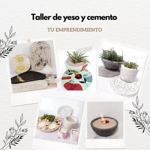 Imagen de portada para Curso online TALLER DE CEMENTO Y YESO