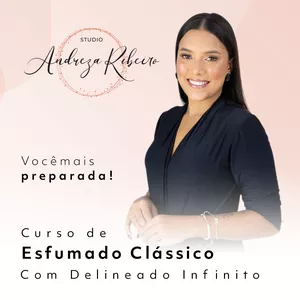 Imagem de Curso de Esfumado Clássico com Delineado Infinito  criado por Andreza Ribeiro na hotmart