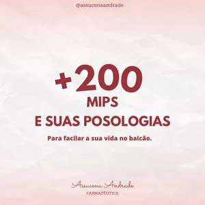 Imagem de capa para o Ebook +200 MIPS e suas posologias: para facilitar a sua vida no balcão