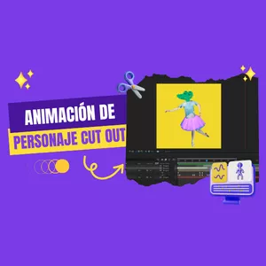 Imagen de portada para Curso online Animación de personaje estilo collage