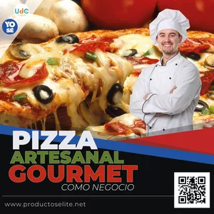 Imagen de portada para Curso online Pizza Artesanal Gourmet Como Negocio
