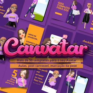 Imagem de CANVATAR criado por  A Boss e a Debochada na hotmart