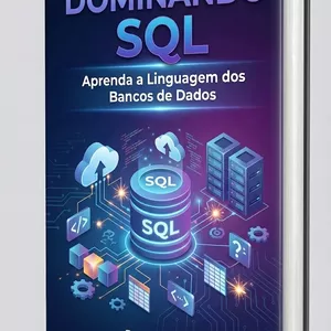 Imagem de capa para o Ebook E-Book Linguagem SQL