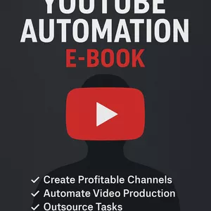 Cover image for Ebook Faceless Youtube Automation E-book 