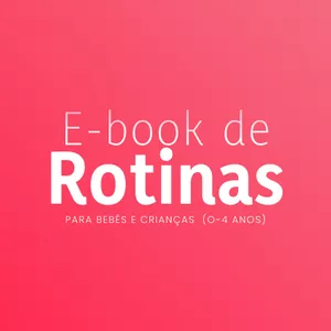 Imagem de capa para o Curso online E-book Rotinas para bebês 0-4 anos