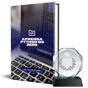 Imagem de capa para o Ebook Aprenda PYTHON do zero