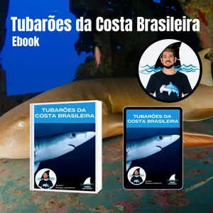 Imagem de capa para o Ebook Guia Tubarões da Costa Brasileira