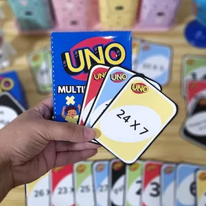 Imagem de capa para o Ebook Jogo uno da multiplicação 