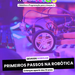 Imagem de capa para o Curso online Devkids RoboLAB - Primeiros passos na Robótica