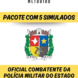 Imagem do curso Pacote de 5 Simulados para o Concurso do CFO-PM 2025 – OFICIAL COMBATENTE