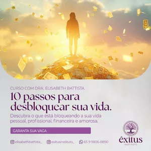 Imagem de capa para o Curso online 10 PASSOS PARA DESBLOQUEAR A SUA VIDA
