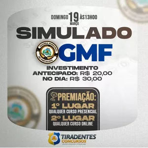 Imagem de capa para o Curso online SIMULADO GMF 