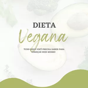 Imagem de capa para o Ebook E-book Dieta Vegana + Cookbook Vegano 