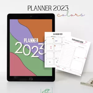 Imagem de capa para o Ebook Planner 2023 digital COMPLETO