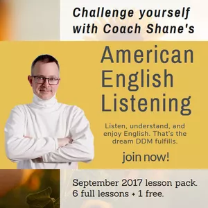 Cover image for Online course Coach Shane's American English Listening - September 2017