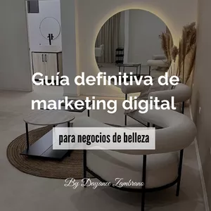 Imagen de portada para Ebook Guía definitiva de marketing digital para negocios de belleza