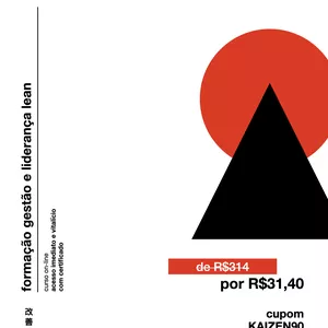 Imagem de capa para o Curso online Formação Gestão e Liderança Lean + 4 workshops bônus - kaizenlab