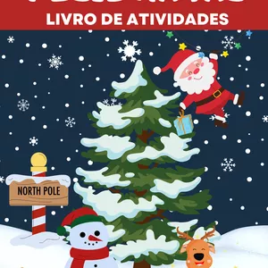 Imagem de capa para o Ebook Feliz Natal - Livro de atividades