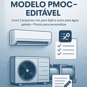 Imagem de capa para o Ebook MODELO PMOC - EDITÁVEL