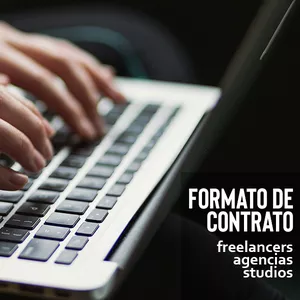 Imagen de portada para Ebook Formato de contrato para diseñador freelancer / agencia / studio