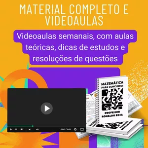 Imagem de capa para o Curso online Curso de Matemática para concursos com aulas gravadas -  20% de desconto até final de Fevereiro!
