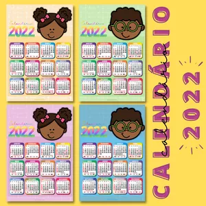 Imagem de capa para o Ebook Pack Calendário Anual e de Mesa