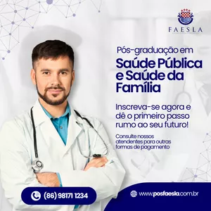 Imagem de capa para o Curso online PÓS-GRADUAÇÃO EM SAÚDE PÚBLICA E SAÚDE DA FAMÍLIA