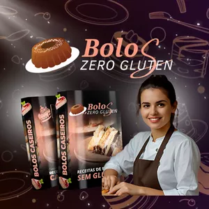 Imagem de capa para o Ebook Bolos zero Glúten perfeitos