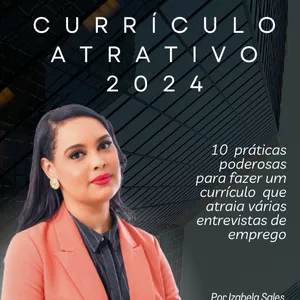 Imagem de capa para o Ebook Currículo Atrativo 2024 