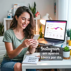Imagem de Como Ganhar Renda Extra no Instagram com Apenas 1 Hora por Dia Subtítulo:  criado por Fernanda na hotmart