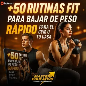 Imagen de portada para Curso online 50 RUTINAS FIT PARA BAJAR DE PESO RÁPIDO PARA EL GYM O TU CASA