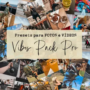 Imagem de capa para o Curso online Vibes Pack Pro - Presets para fotos e vídeos PERFEITOS