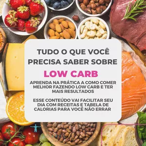Imagem de capa para o Curso online TUDO O QUE VOCÊ PRECISA SABER SOBRE LOW CARB