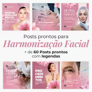 Imagem de capa para o Curso online PACK HARMONIZAÇÃO FACIAL