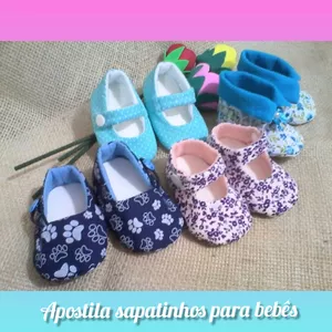 Imagem de capa para o Ebook Apostila sapatinho para bebês