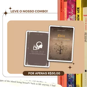 Imagem de capa para o Ebook COMBO - Brain Rot: o cérebro cansado e a alma vazia - Manual de como viver saudável diante das telas + Gula: uma historinha para introduzir a compulsão alimentar no mundo das crianças através de princípios bíblicos