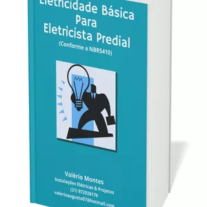 Imagem de capa para o Ebook Eletricidade básica para eletricista predial, conforme a NBR 5410.